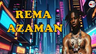 Rema Azaman lyrics video [upl. by Ariad843]