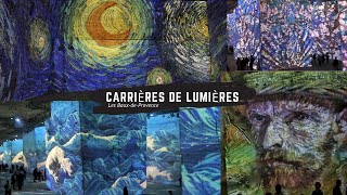 Carrières de Lumières  Van Gogh Starry Night and Dreamed Japan Images of a Floating World [upl. by Mariana]