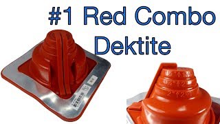 1 Dektite High Temperature ComboRetrofit Square Base Pipe Flashing [upl. by Rhtaeh]