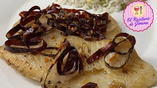 Filete de PESCADO al AJILLO  Recetas de CUARESMA  Fácil y Delicioso 🐟🌶🧄 [upl. by Ettenna]