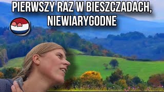 Pierwszy raz w Bieszczadach Holenderka NIGDY wcześniej nie doświadczyła czegoś takiego [upl. by Lasley]