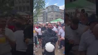 SOUTHGATE YOURE THE ONE  England Fans Sing Atomic Kitten Song At German Cop [upl. by Madora]