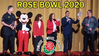 Disneyland Welcomes 2020 Rose Bowl Teams [upl. by Kyle]