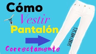 CÓMO VESTIR PANTALÓN BLANCO CORRECTAMENTE  TIPS PRÁCTICOS  Shari Mieses [upl. by Orecul]