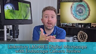 POWERFUL 3 LEN MICROSCOPE  Linkmicro LM249ES Digital Microscope View Endoscope Camera Review [upl. by Collayer286]