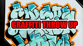 Domina el Abecedario en Estilo Graffiti Throw Up Tutorial Completo graffiti alphabet [upl. by Pavlov326]