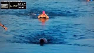 Serbian CrossFit athlete Lazar Dukic disappears under the water during a competition [upl. by Amarillas]