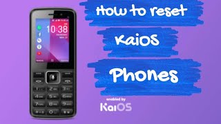 How to factory reset KaiOS phones Jazz Digital 4G [upl. by Hanselka478]