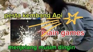 Menjelang musim dingin pesta yanhuo  Kembang Api  Mely Ngawi  BMI TAIWAN 101 TAIWAN [upl. by Haimerej]