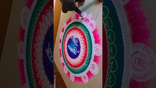 Big Sanskar Bharti Rangoli Design🌺 Creative rangoli Design by kunalkeer [upl. by Bast]