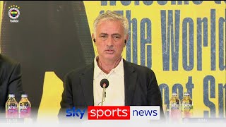 quotI have zero interest in any player from Romaquot  Jose Mourinhos first Fenerbahçe press conference [upl. by Garihc300]