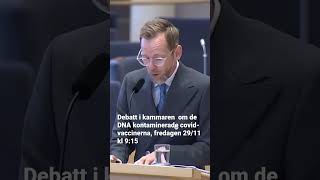 Ny debatt om covid vaccinernas säkerhet fredagen den 2911 [upl. by Aihseym]