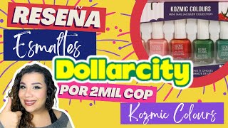 ✨TESOROS de DOLLAR CITY💵Reseña de esmaltes económicos🥳💅🏻 [upl. by Ahsaek]