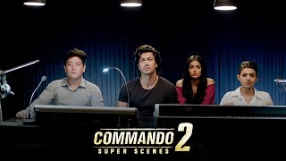 Commando 2 Super Scene  Zafar ki maut ko aise zaya hone dogi  Vidyut Jammwal  Adah Sharma [upl. by Harbison]