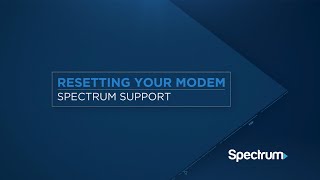 Resetting Your Modem [upl. by Stevy]