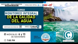 📚CURSO MONITOREO INTEGRAL DE LA CALIDAD DEL AGUA [upl. by Ot]