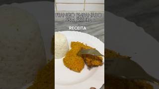 Frango empanado sem gordura e super croça Receita na legenda receita frango receitasaudaveis [upl. by Xel438]