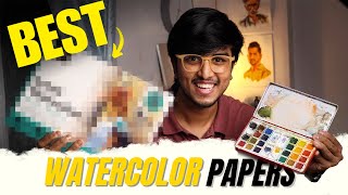 BEST WATERCOLOR PAPER I HAD EVER USED [upl. by Adnerak]