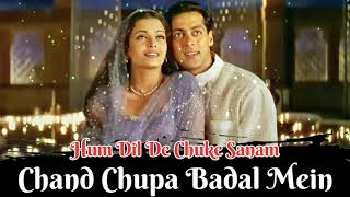 Chand Chupa Badal Mein  Hum Dil De Chuke Sanam  Saman Khan Aishwarya Rai [upl. by Xino6]