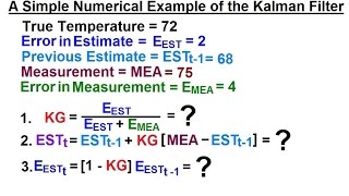 Special Topics  The Kalman Filter 5 of 55 A Simple Example of the Kalman Filter [upl. by Ymmor]