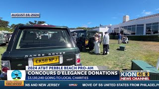 Pebble Beach Concours d’Elegance raises millions for youth charity on the Central Coast [upl. by Weasner]