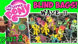 My Little Pony Blind Bags Wave 11 Breezies Full Case Opening  Pt 2 by Bins Toy Bin [upl. by Asalocin237]