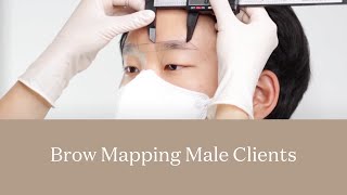 Brow Mapping  Male Clients [upl. by Aihsaei]