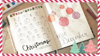 BULLET JOURNAL december 2017  Plan with me [upl. by Humph]