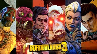 Borderlands 3  All Bosses [upl. by Isnam]