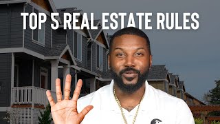 5 Real Estate Rules To Build a HUGE Portfolio [upl. by Norramic]