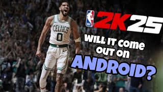 NBA 2K25 MYTEAM MOBILE RELEASE DATE ON ANDROID [upl. by Eastman]