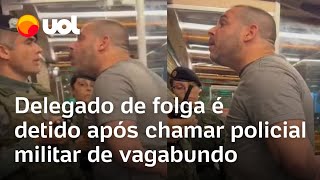 Delegado embriagado é detido após desacatar policial militar no Ceará Vagabundo Veja vídeo [upl. by Berstine]