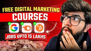 Top 5 Free Online Courses with Certificate  Best Online Courses in Digital Marketing [upl. by Nalym]