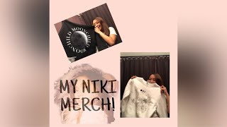 I GOT MY NIKI MERCH  MERCH REVIEW [upl. by Haswell]