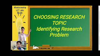 Choosing Research TopicProblemFactors to Consider in Selecting Research Problem [upl. by Tnomal]