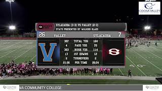 WATCH Sylacauga vs Valley on The Coosa Pines FCU Aggie Sports Network [upl. by Auvil]