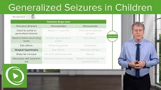 Generalized Seizures in Children – Pediatric Neurology  Lecturio [upl. by Worsham]