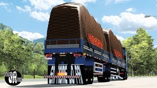 RONCANDO DE BONITA FORMA NO DAF XF  ETS 2  V152 [upl. by Ogaitnas851]