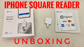 UNBOXING Square Reader for iPhone with Lightning Connector [upl. by Faruq]