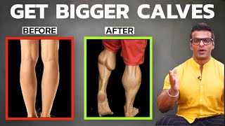 3 Best Massive Calf Workouts  How to Get Bigger Calves  Yatinder Singh [upl. by Etnor]