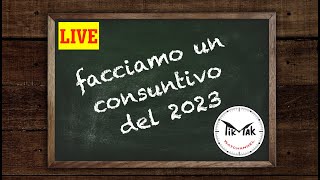 Consuntivo del canale per il 2023 [upl. by Lomax]