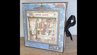 Tuto album vintage library Stamperia  Page 5 [upl. by Danita668]