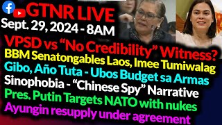 VP Sara VS quotNo Credibilityquot Witness  BBM Senator Slate Imee Walks Out  GTNR with Mentong and Ado [upl. by Akcirderf]