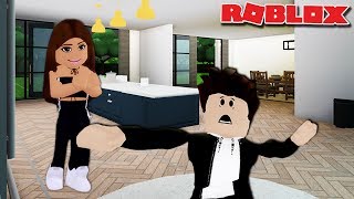 I TRAPPED HIM IN MY SCARY BASEMENT PRANK  Bloxburg  Roblox [upl. by Nohtahoj]