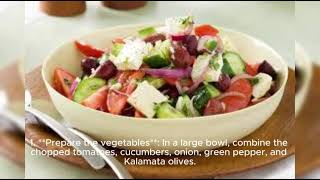 How to make Greek Salad [upl. by Adnyleb416]