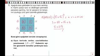 Meb 9 sınıf matematik 1 kitap sayfa 84 85 [upl. by Blain]