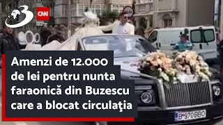 Amenzi de 12000 de lei pentru nunta faraonică din Buzescu care a blocat circulaţia [upl. by Navonoj]