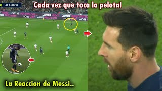 ASI FUERON los SILBIDOS A MESSI hoy con el PSG [upl. by Elicul967]