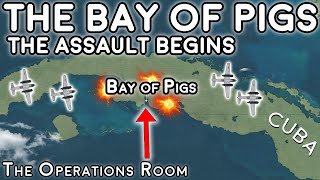 The Bay of Pigs  The Assault Begins  Animated [upl. by Yornek947]