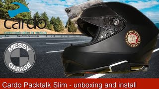 Cardo Packtalk Slim unboxing and installation [upl. by Mauralia]